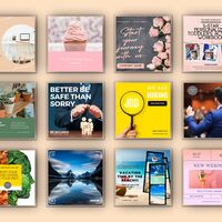 Different Social Media Content