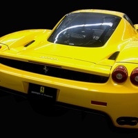 Car Photography Yellow Enzo & Photoshop Background