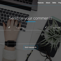 A Fully Responsive Landing Page Template