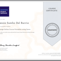 Canva Certificate from Coursera
