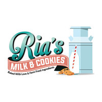 Logo Design For Ria's Milk and Cookies