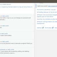 WordPress Comment Moderation