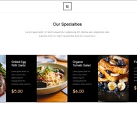 Restaurant Website I Made as a Portfolio Example