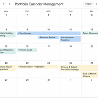 Personal Calendar Mgt