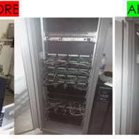 OUTLOOK OF STANDING RACK REVAMPING (BEFORE AND AFTER)