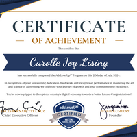 Completed Facebook Ads Course