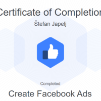 Facebook ads certificate
