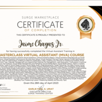 Masterclass Virtual Assistant Course- Certification