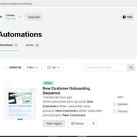 Automation Workflow Mailerlite