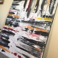 Hazy beech: Acrylic on canvas