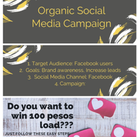 Organic social media campaign