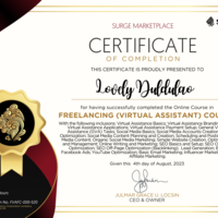 Certificate of Completion (FreelanCourse