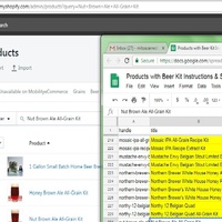 Uploading product links to Shopify