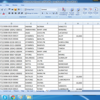 Encoded and filtered only for one barangay. 2nd Page