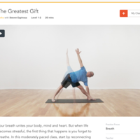 YogaGlo Class View Page