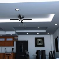 Interior Render of Kitchen Ceiling