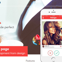 Psd to HTML for mobile app landing page 