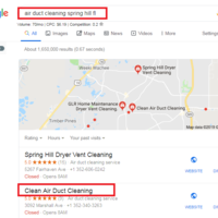 Google local pack rank