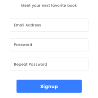 Nice read mobile app demo signup