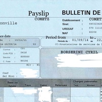 Call center payslip 