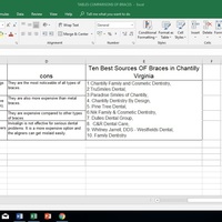 Sample MS Excel
