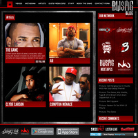 WordPress website for The Game