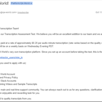 QA World ( Getting The Job)