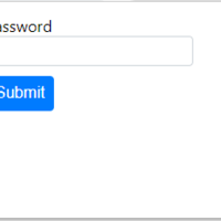 Chrome extension Password Screen