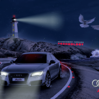 „Audi Car Banner“ Photo Manipulation 