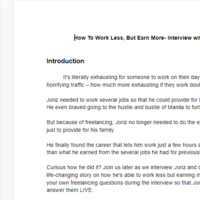 Transcription Task