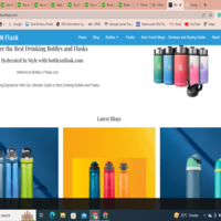 website design for bottlenflask affiliate website
