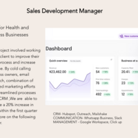 Sales Development Manager SAAS Yoga and Pilates