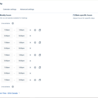 calendly availability backend set up