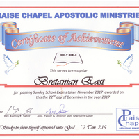 Certificate of Achievement