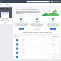 Setting up a Business Ads Manager for a client