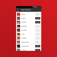 Sports News Feed App