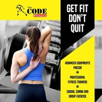Code Fitness Gym Social Graphic