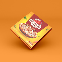 Pizza Box Mockup Design
