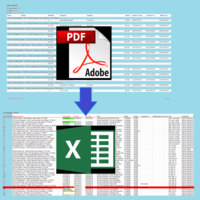 PDF to Excel File Conversion