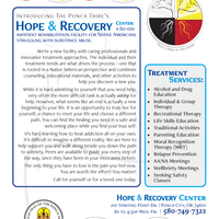 Hope and Recovery Center brochure pg1