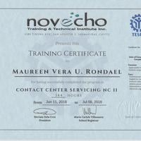 Contact Center Servicing NCII