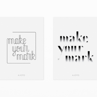 Lettering For Exhibition Flyers