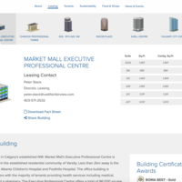 Website for Cadillac Fairview