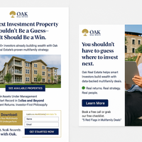 Oak Campaign/ad sample..