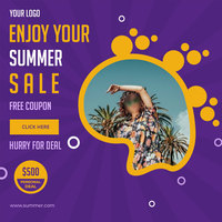 Summer Sale Social Media Post