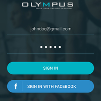 Mobile App UI/UX Design - Olympus FitApp