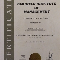 Presentation gement