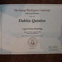 Logical Data Modelling Certificate