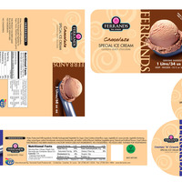 Packaging for Ferrands Ice Cream