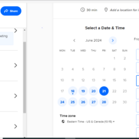 Scheduling an appointment 
